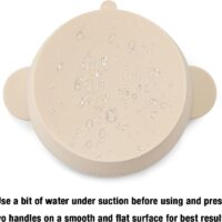 PandaEar Paquete de 3 cuencos para bebé con succión, tazón de silicona para alimentos para bebés, niños pequeños, silicona suave y segura de grado alimenticio, sin BPA (multicolor) - Image 6