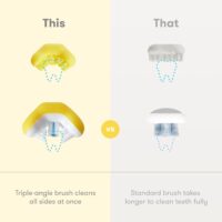 Juego de cepillos de dientes de entrenamiento Grow-with-Me para bebés y niños pequeños, cuidado bucal para encías sensibles de Frida Baby - Image 6