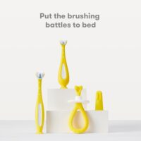 Juego de cepillos de dientes de entrenamiento Grow-with-Me para bebés y niños pequeños, cuidado bucal para encías sensibles de Frida Baby - Image 3