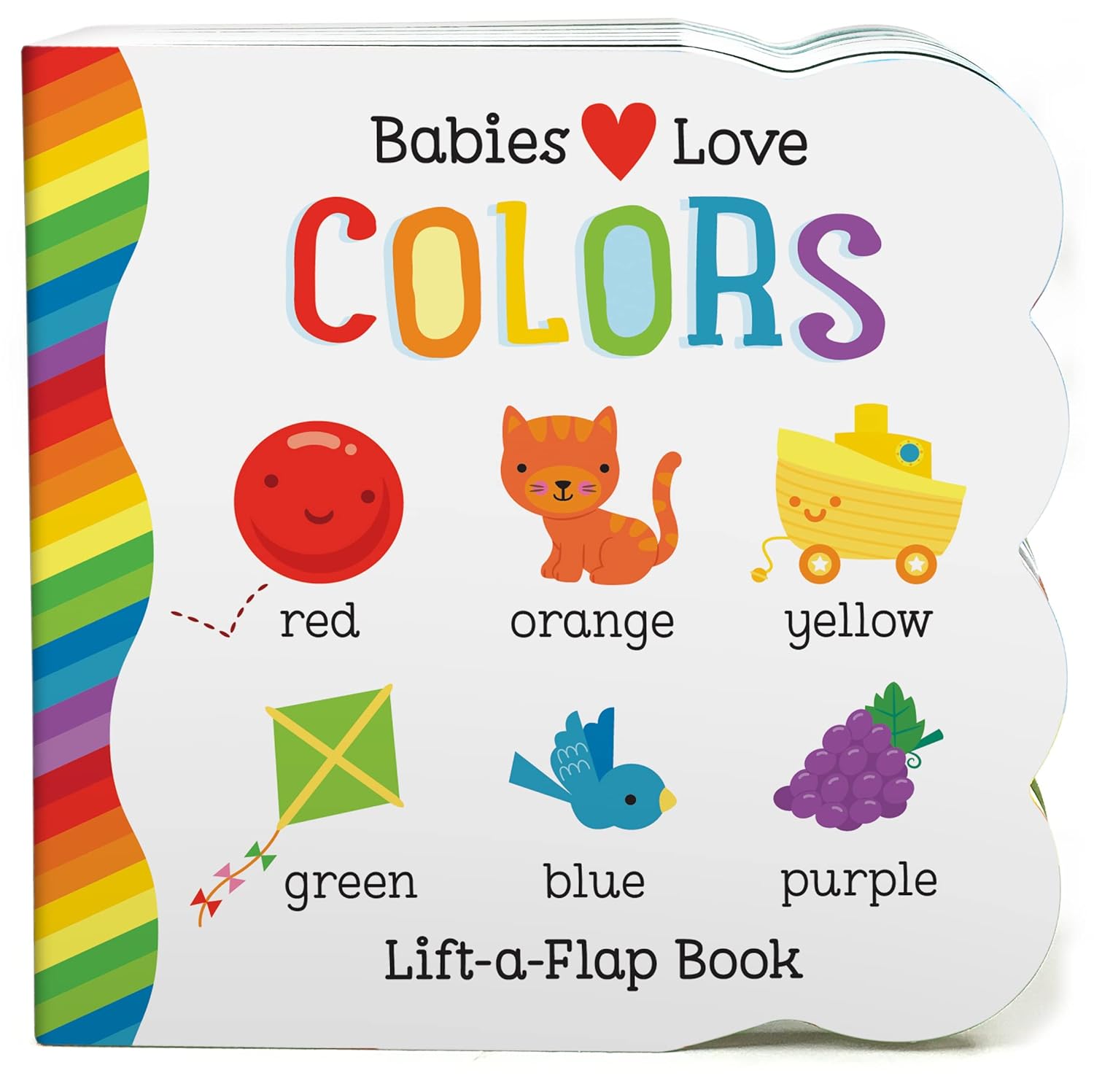 Libro Babies Love Colors – A First Lift-a-Flap Board Book for Babies and Toddlers Learning about Colors