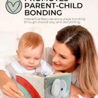 Lindo libro suave para bebé con espejo, actividades, tacto y tacto y páginas arrugadas, juguete sensorial interactivo de tela para bebés de 0 a 6, 6 a 12 y 12 a 18 meses, adorables temas de animales - Image 7